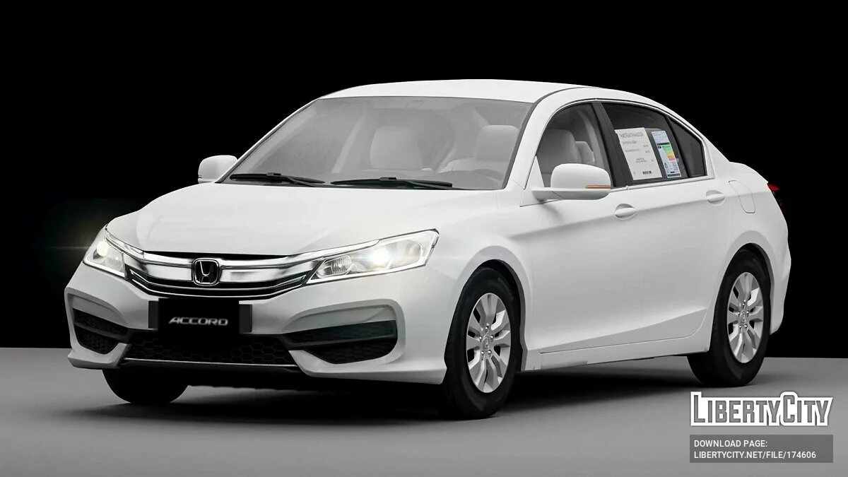 Honda Accord Standard 2017 v1.0.0 / GTA 5