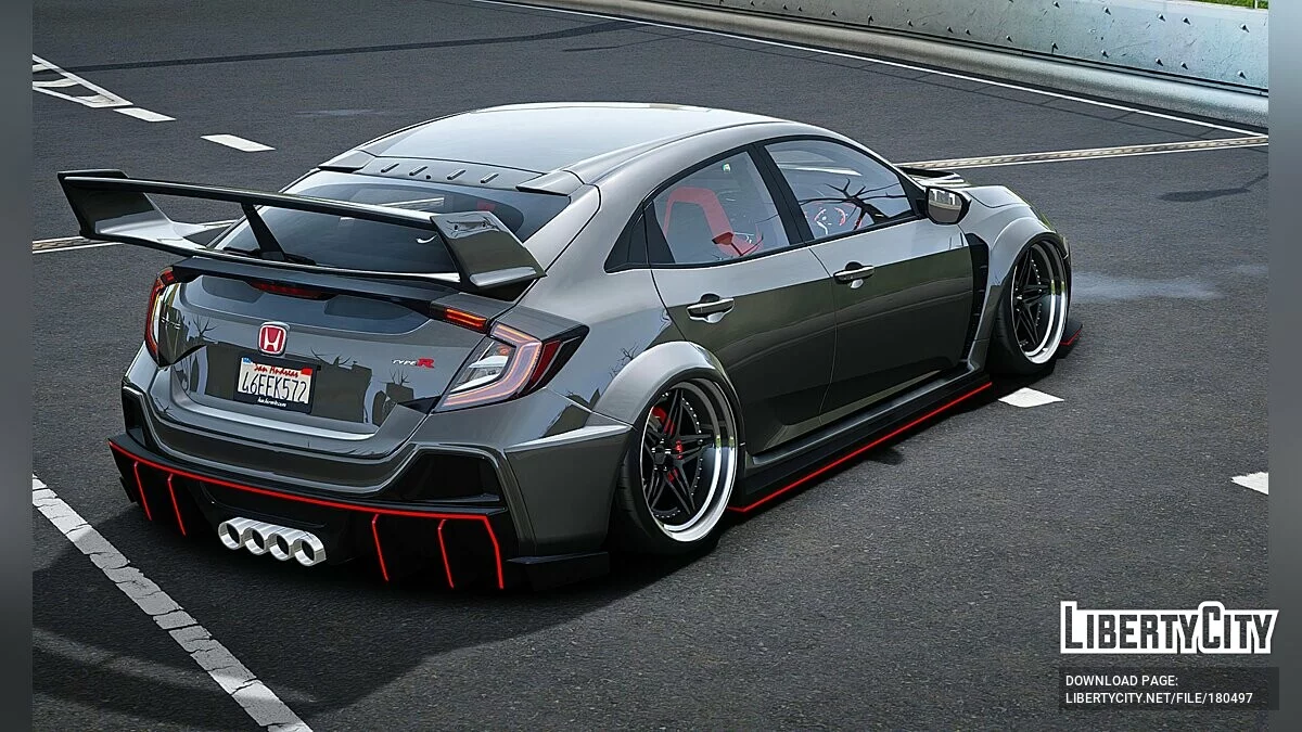 Honda Civic FK8 Type-R HR Bodykit / GTA 5