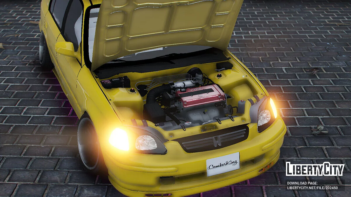 Honda Civic 1997 Модифицированный (EK7) / GTA 5