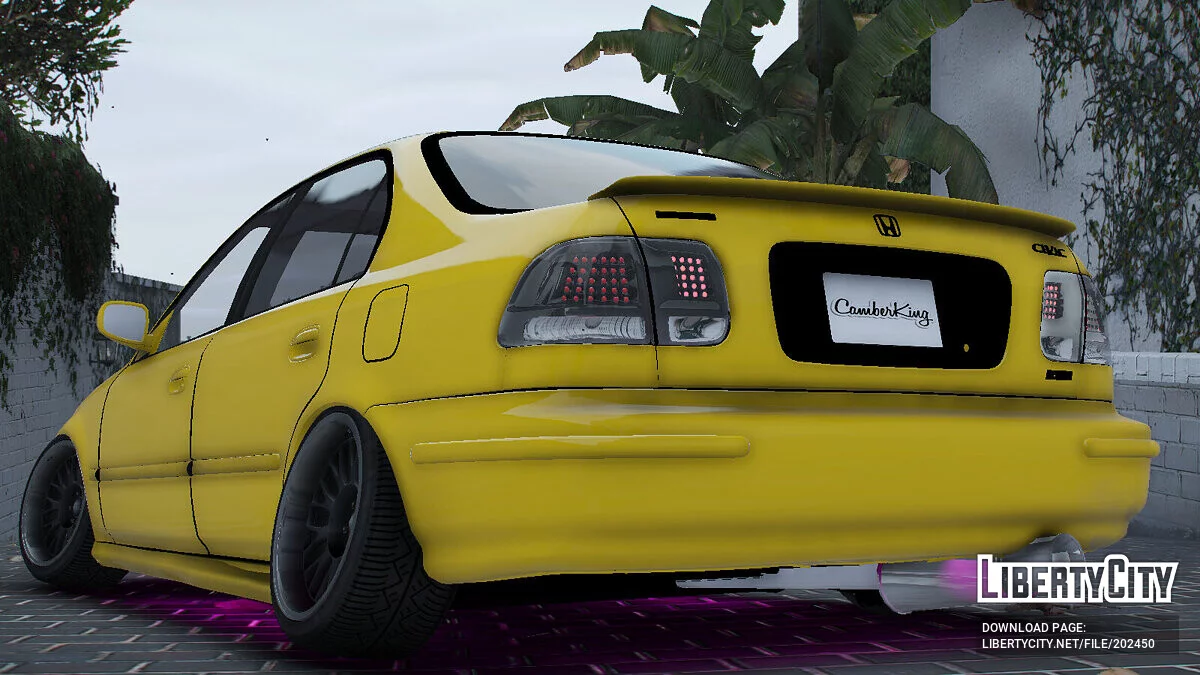 Honda Civic 1997 Модифицированный (EK7) / GTA 5