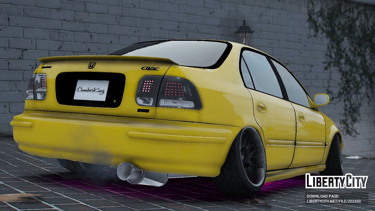 Honda Civic 1997 Модифицированный (EK7) / GTA 5