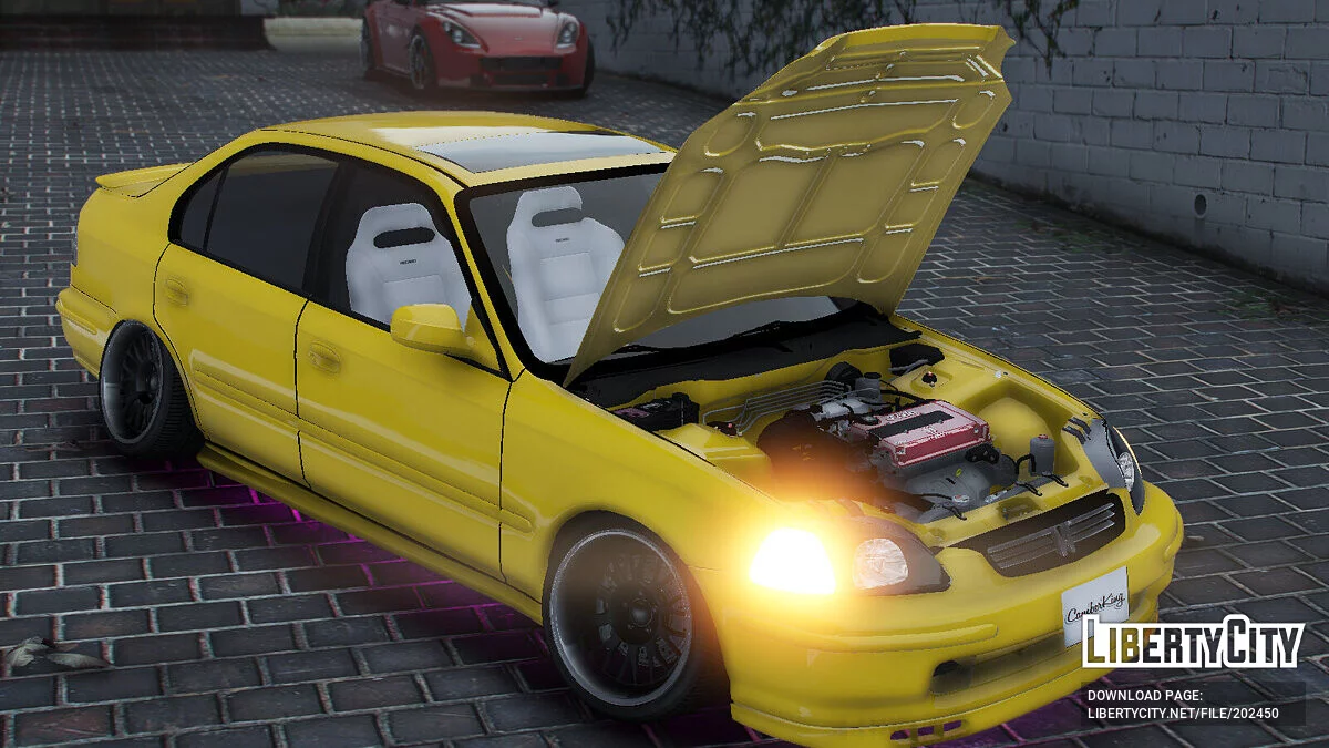 Honda Civic 1997 Модифицированный (EK7) / GTA 5