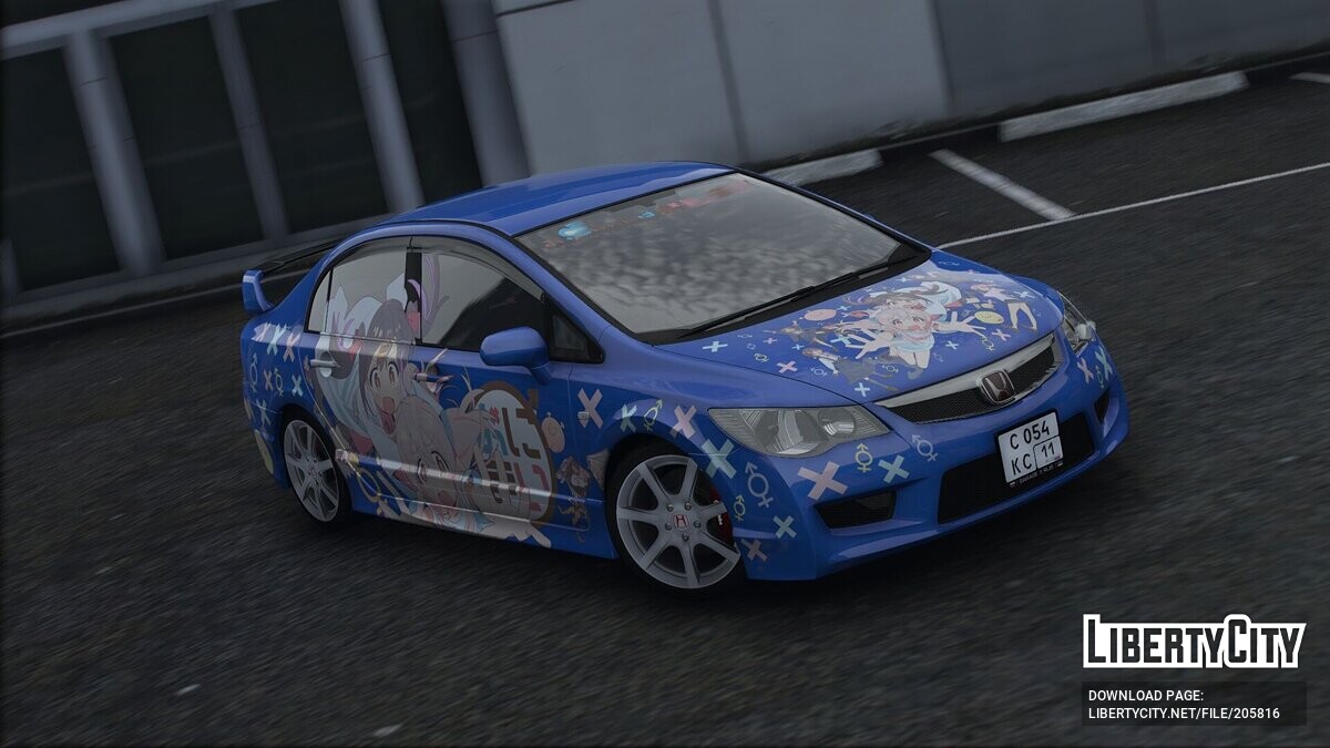 Скачать 2008 Honda Civic Type-R для GTA 5