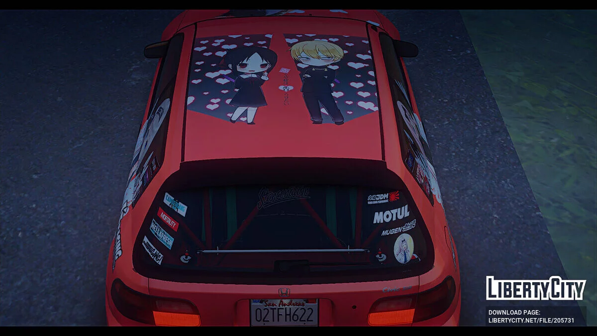 Honda Civic EG6 Kaguya-Sama / GTA 5