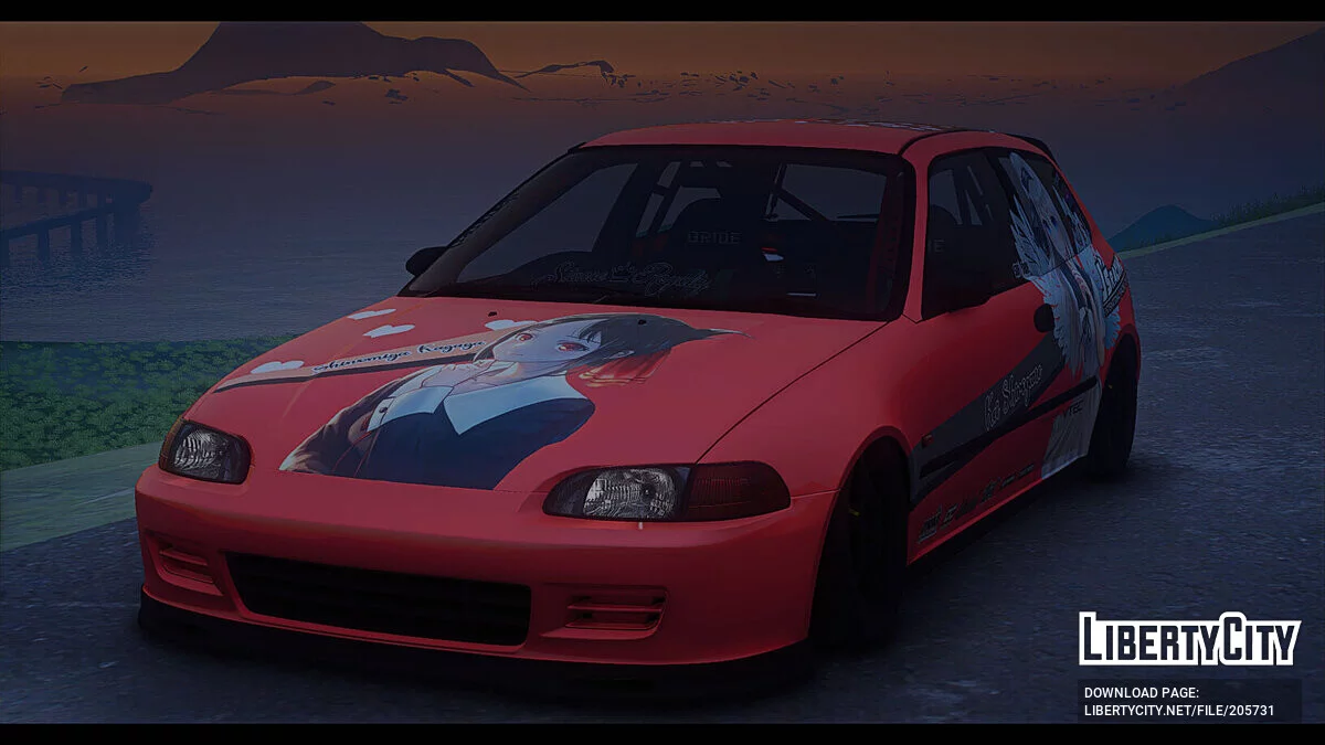 Honda Civic EG6 Kaguya-Sama / GTA 5