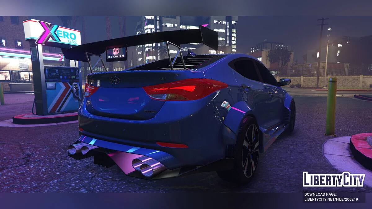 Hyundai Elantra Widebody Custom / GTA 5