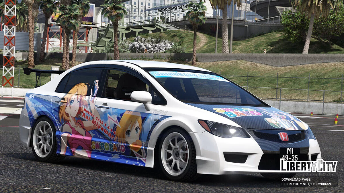 Honda Civic Type-R FD2 SHIROBAKO / GTA 5