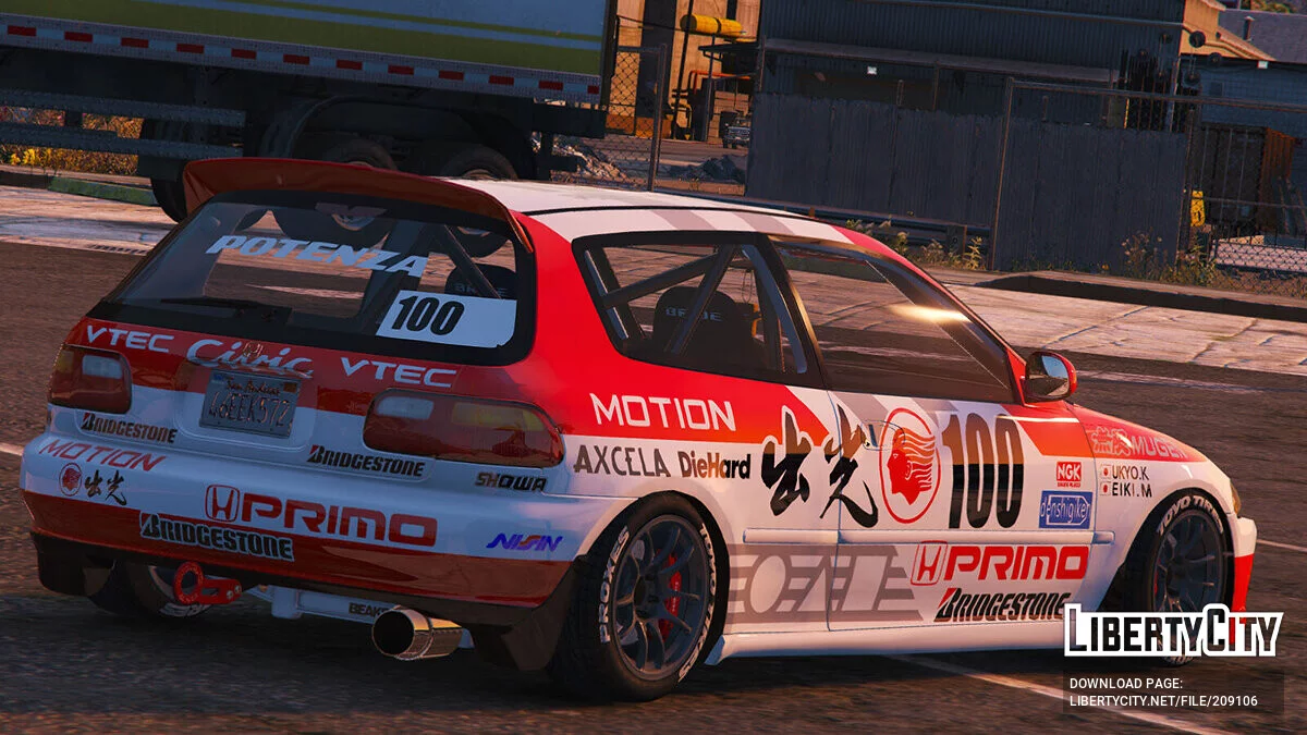 JTCC 1993 出光 Mugen Civic EG6 / GTA 5