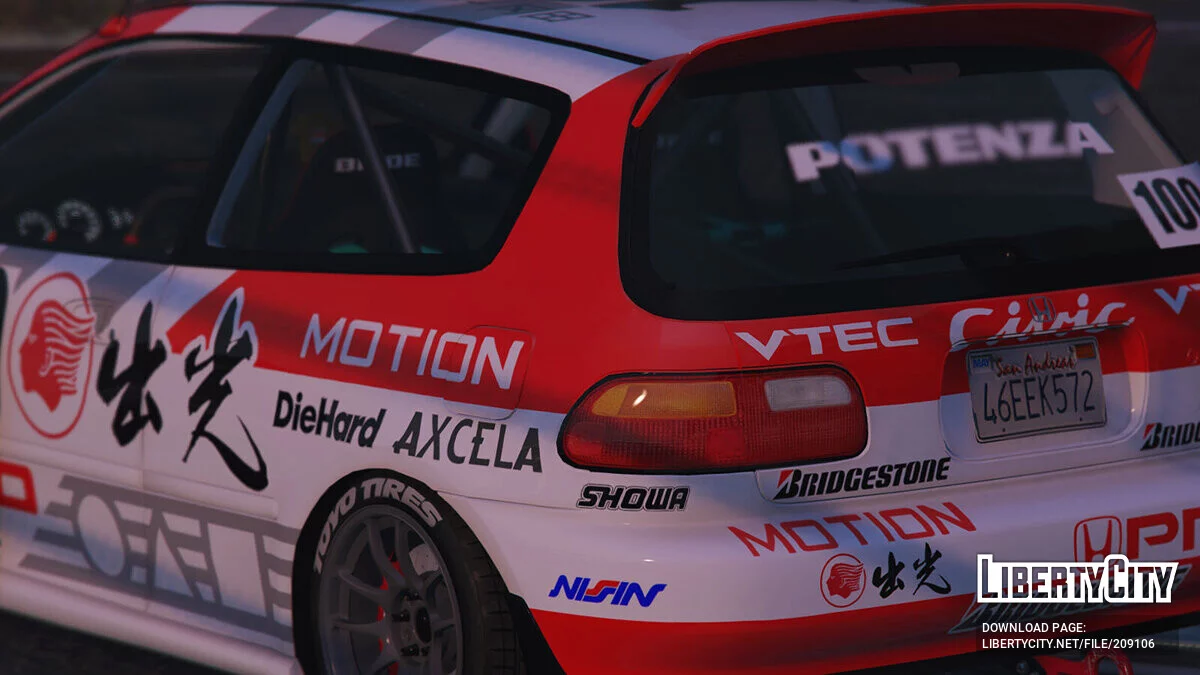 JTCC 1993 出光 Mugen Civic EG6 / GTA 5