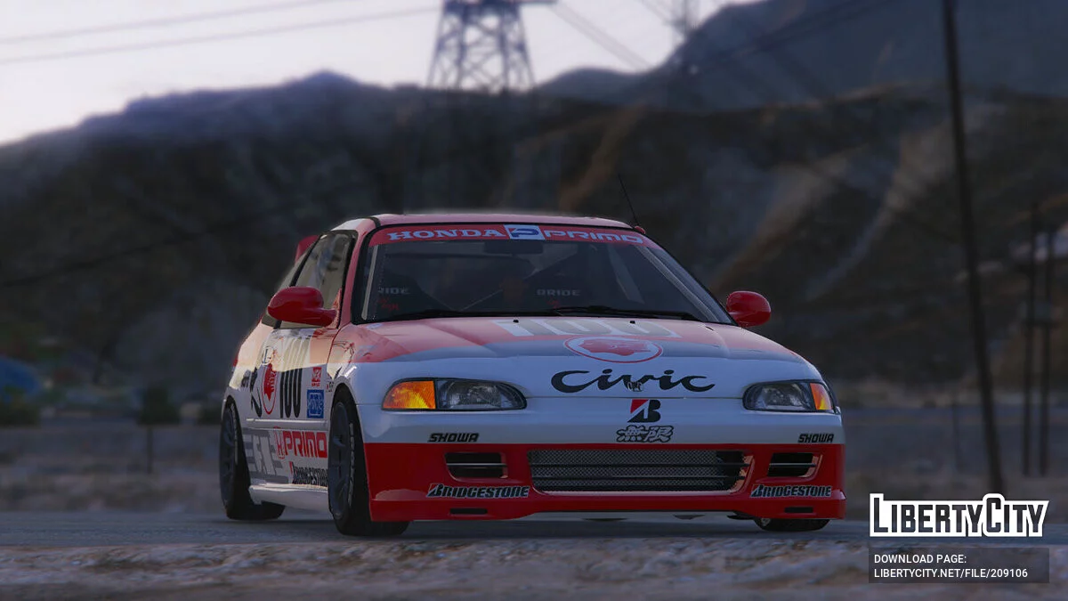 JTCC 1993 出光 Mugen Civic EG6 / GTA 5