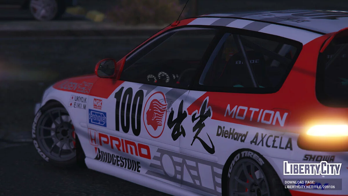 JTCC 1993 出光 Mugen Civic EG6 / GTA 5