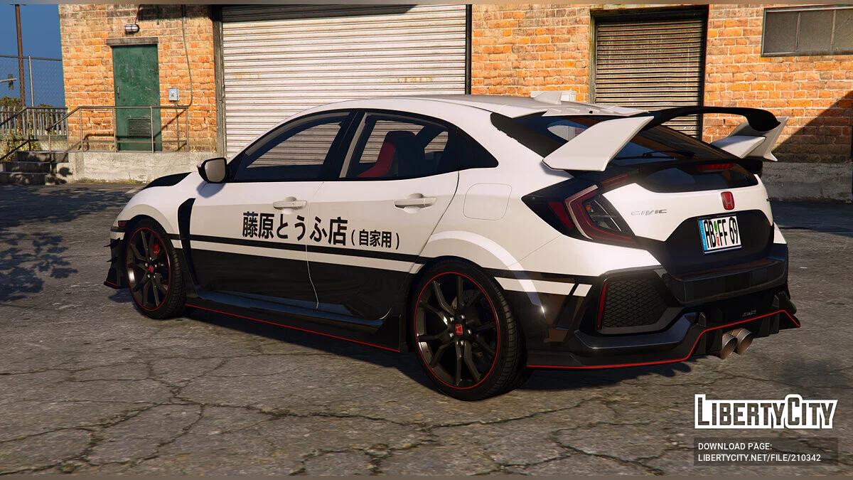 2018 Honda Civic Type-R (FK8) 藤原とうふ店 (自家用) / GTA 5