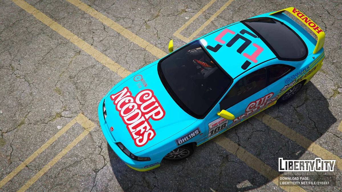 Honda Interga Type R (DC2) Cup Noodles / GTA 5