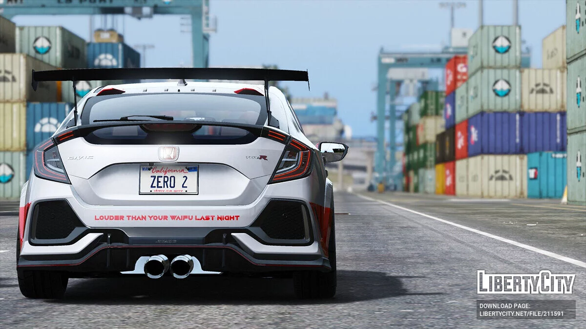 Honda Civic Type R FK8 Zero 2 (ゼロツー 痛車) / GTA 5