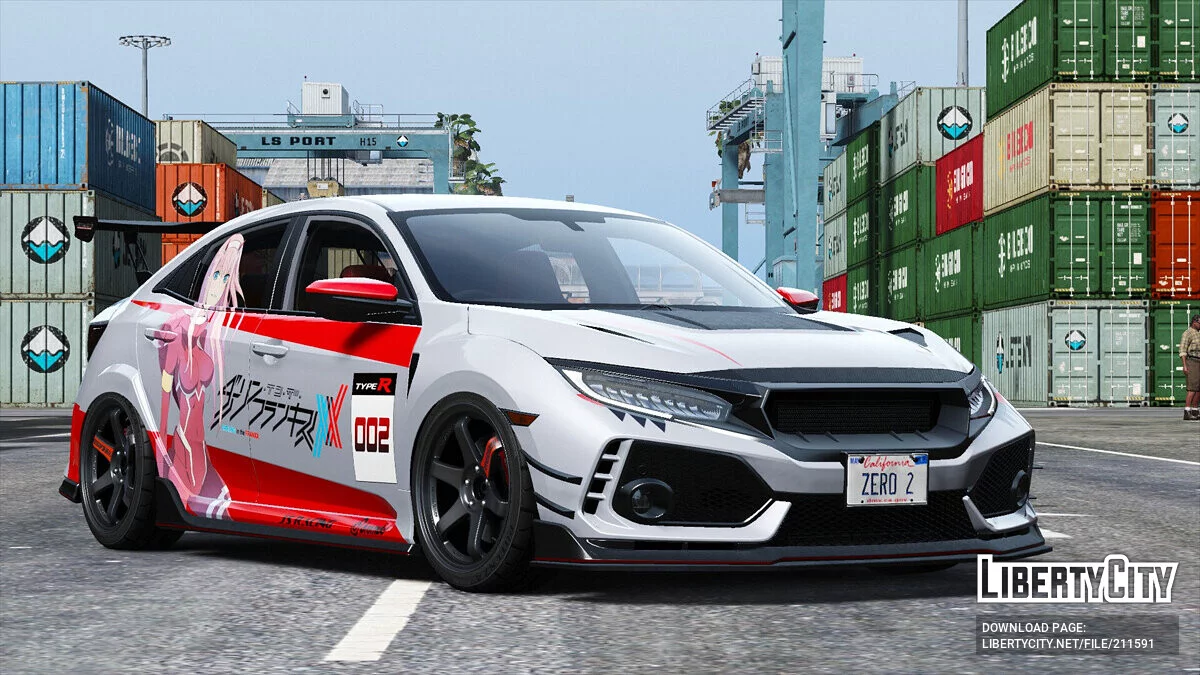 Honda Civic Type R FK8 Zero 2 (ゼロツー 痛車) / GTA 5