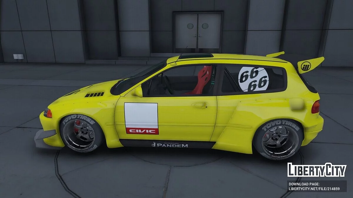 Honda Civic EG6 Pandem Kits v2 / GTA 5