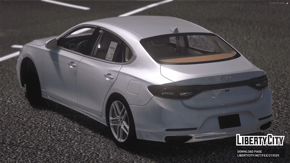 Hyundai Azera 2018 v1.0 / GTA 5