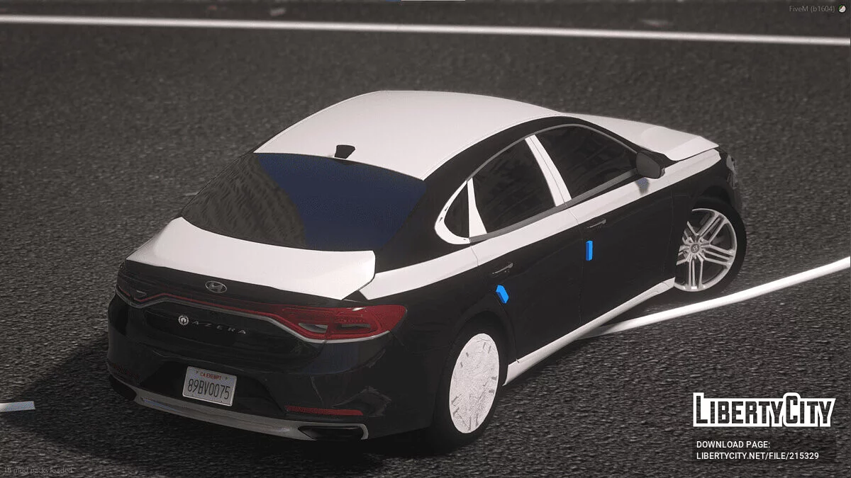 Hyundai Azera 2018 v1.0 / GTA 5