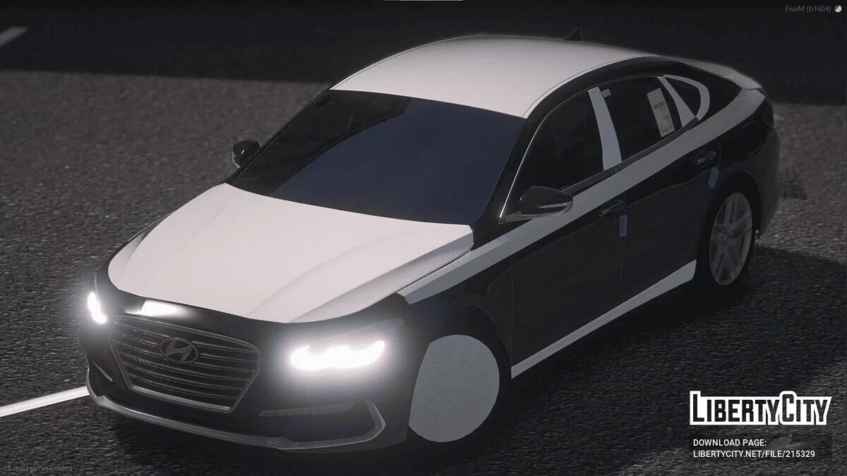 Hyundai Azera 2018 v1.0 / GTA 5