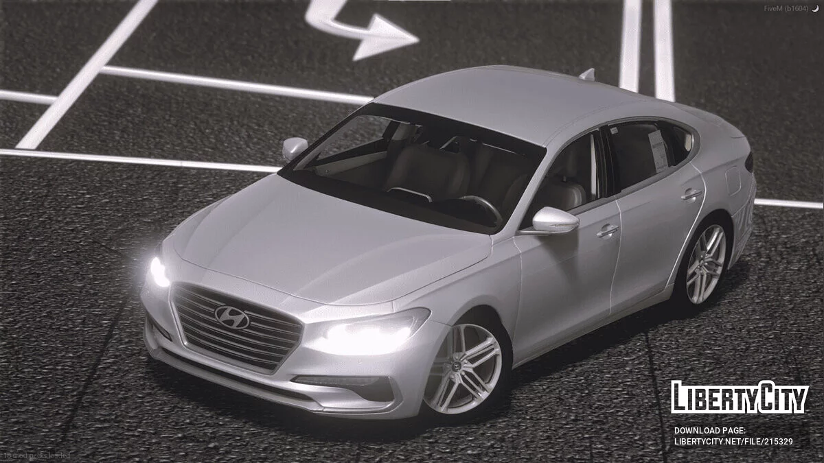 Hyundai Azera 2018 v1.0 / GTA 5