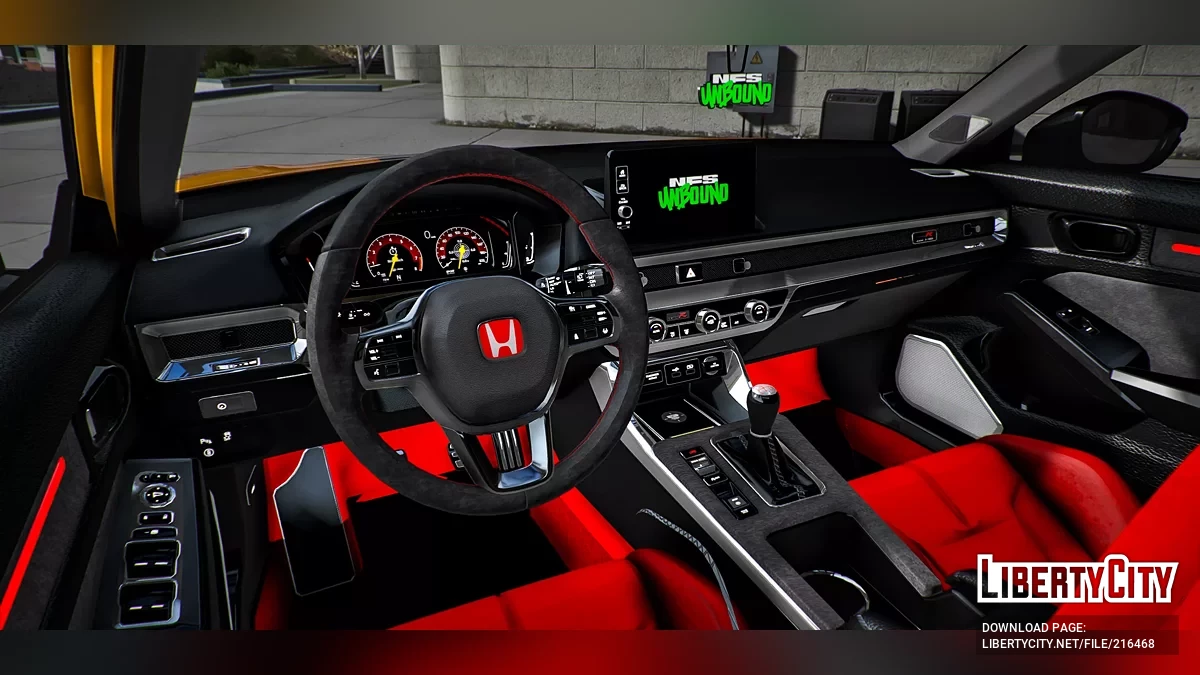Custom Animated Honda Civic Type-R FL5 x NFS Unbound / GTA 5