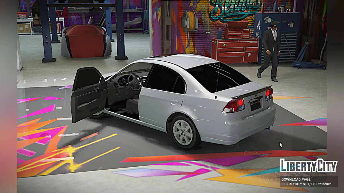 Honda Civic 2001-2004 Cat eye v1.0 / GTA 5