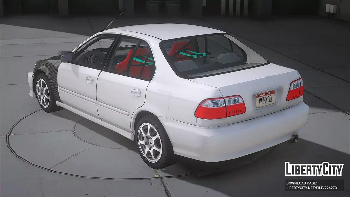 Honda Civic SiR Gloss Carbon Drag / GTA 5