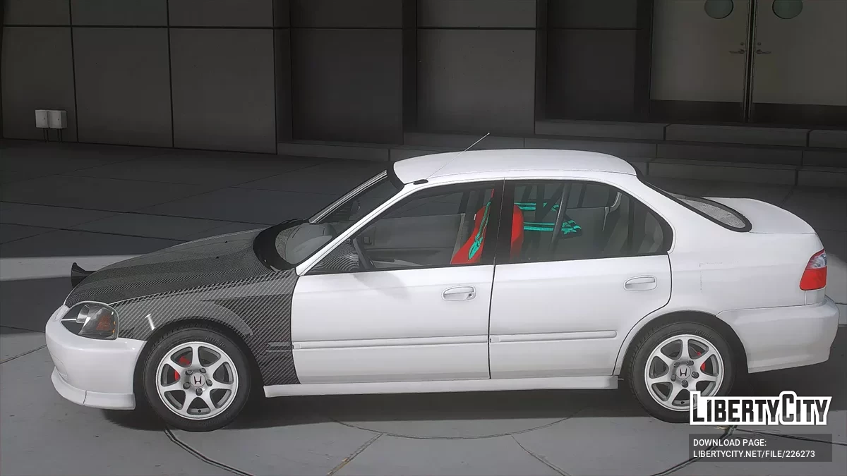 Honda Civic SiR Gloss Carbon Drag / GTA 5