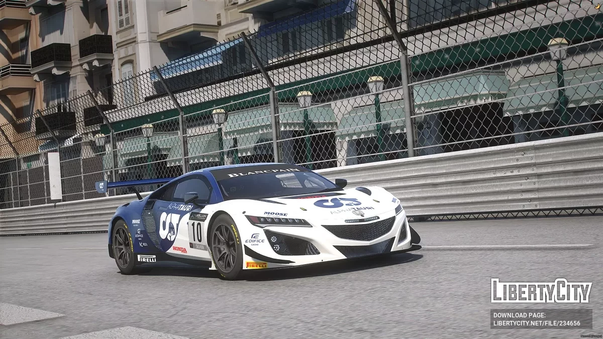 Honda NSX GT3 Evo v1.0 / GTA 5