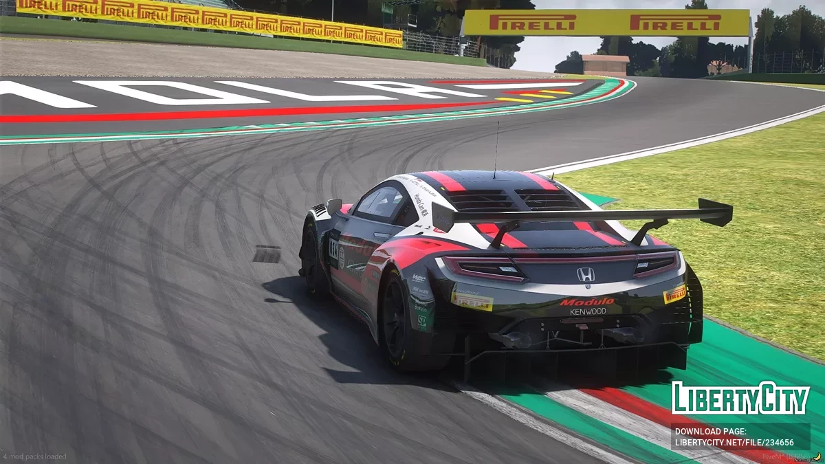 Honda NSX GT3 Evo v1.0 / GTA 5