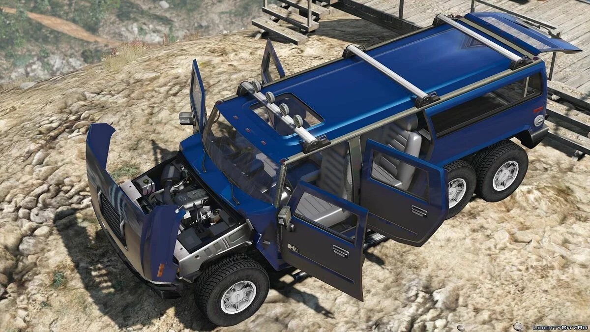 Hummer H6 + Template 2.0 / GTA 5