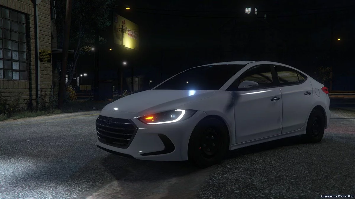 Hyundai Elantra sedan 2017 / GTA 5