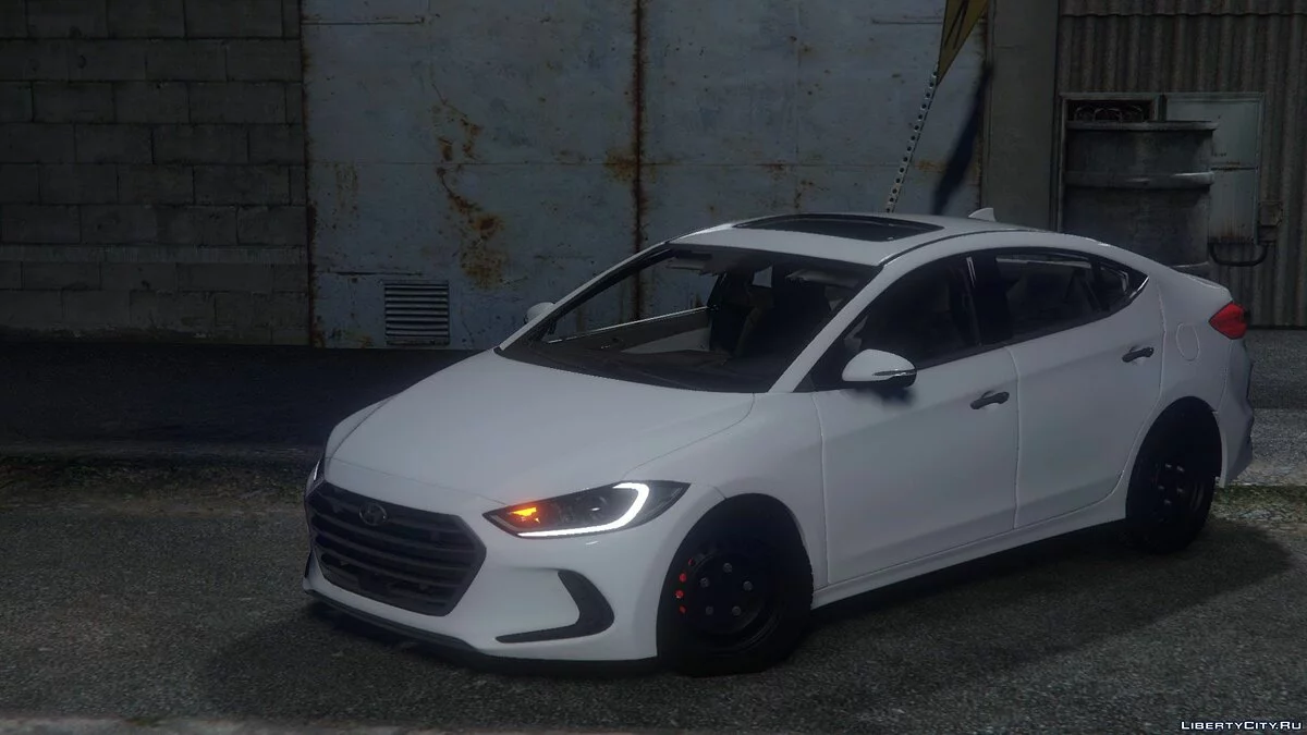 Hyundai Elantra sedan 2017 / GTA 5