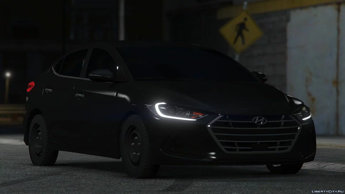 Hyundai Elantra sedan 2017 / GTA 5