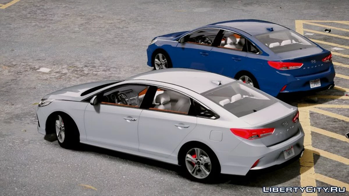 Hyundai Sonata 2018 HQ [Replace] 1.1 / GTA 5