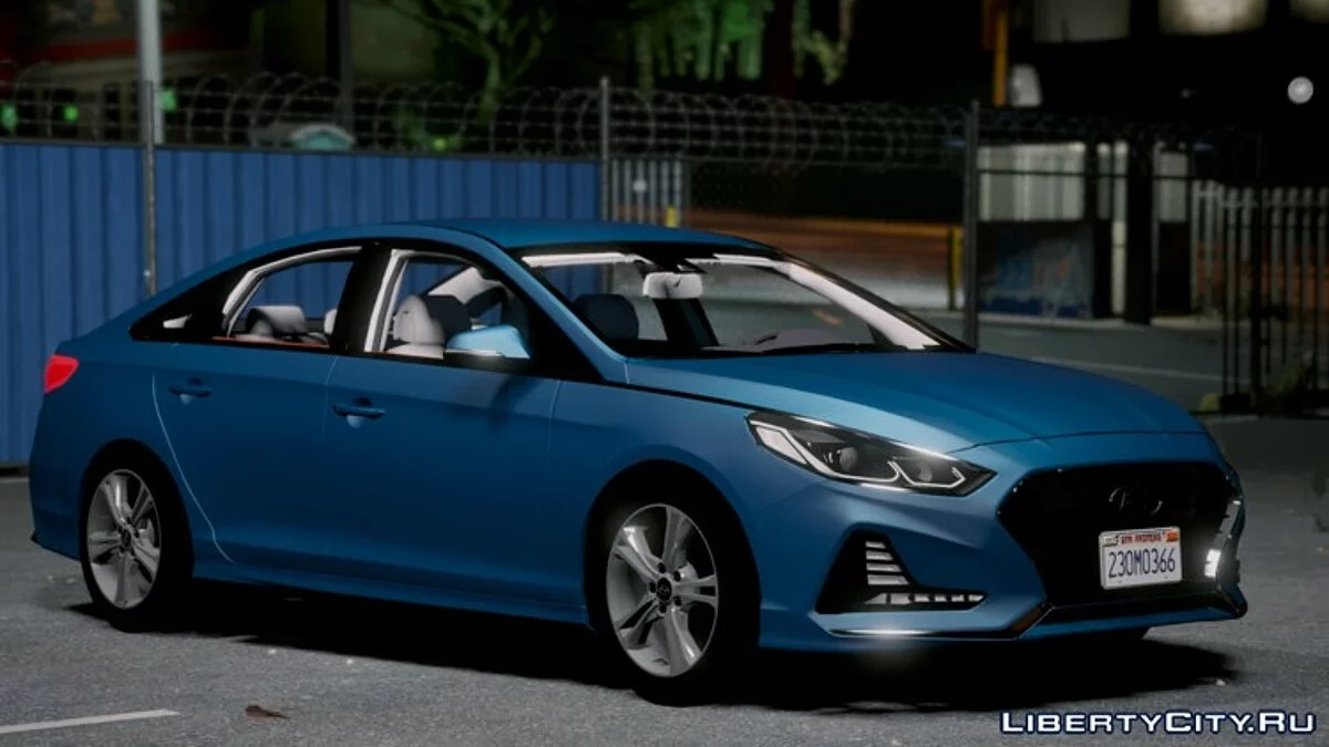 Hyundai Sonata 2018 HQ [Replace] 1.1 / GTA 5