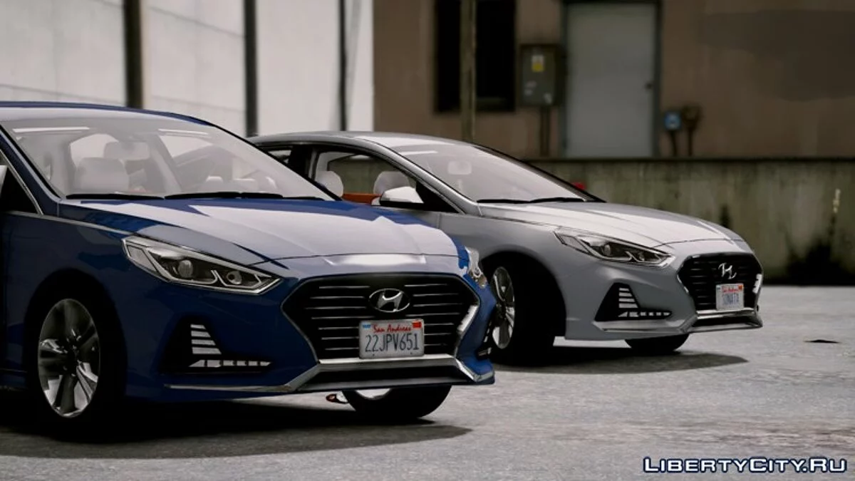 Hyundai Sonata 2018 HQ [Replace] 1.1 / GTA 5