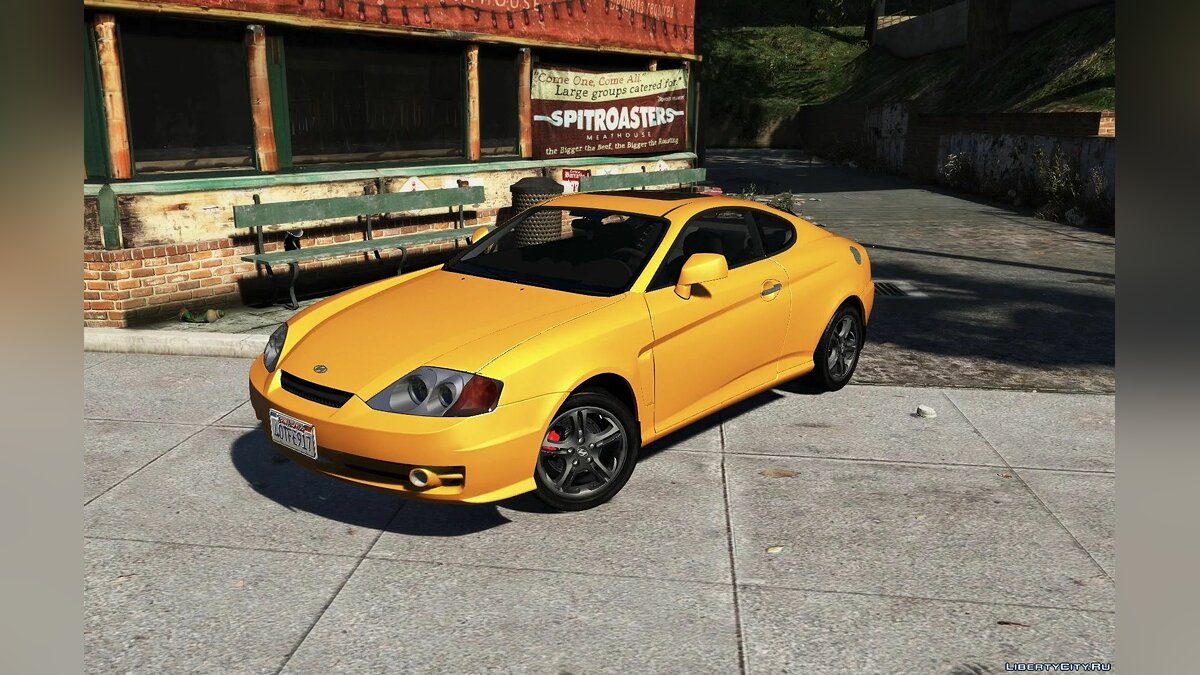 Скачать Hyundai Tuscani Tiburon Coupe [Addon | Tuning | LODs | Template ]  1.1 для GTA 5