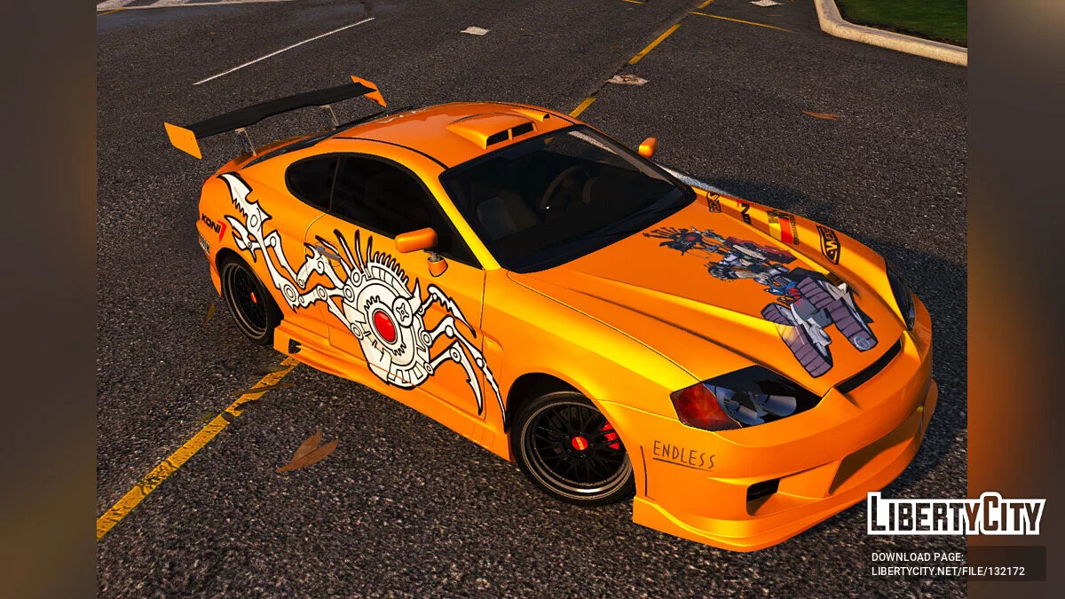 Hyundai Tuscani Tiburon Coupe [Addon | Tuning | LODs | Template ] 1.1 / GTA 5