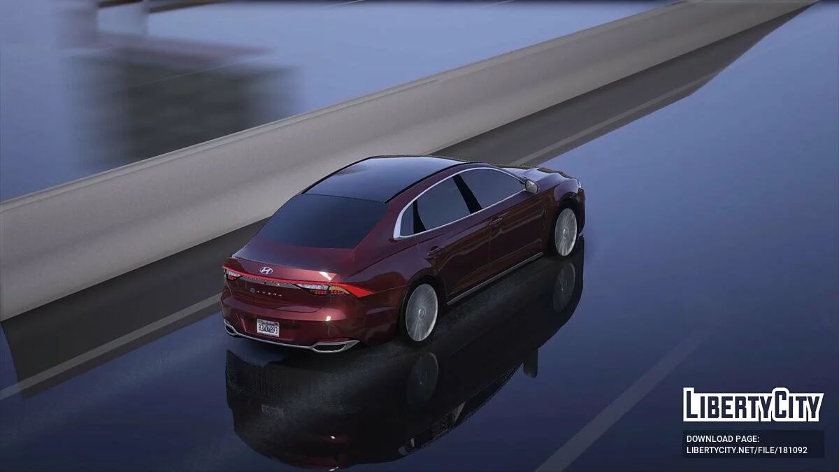 Hyundai Azera 2022 v2.0 / GTA 5
