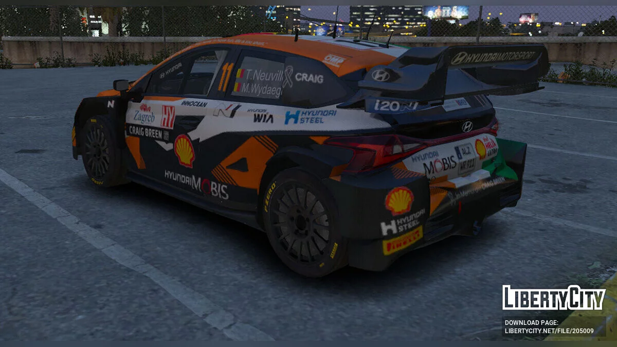 2023 Hyundai i20 Rally 1 v1.0 / GTA 5