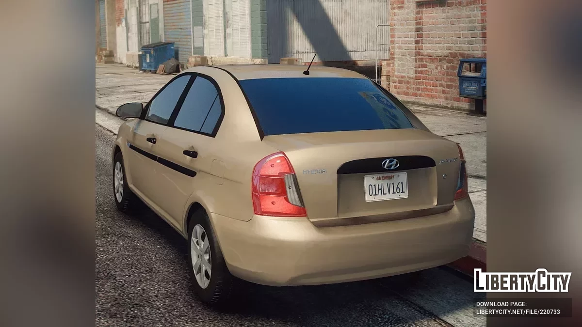 Hyundai Accent 2006 v1.0 / GTA 5
