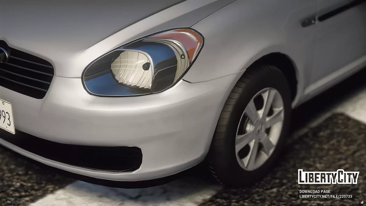 Hyundai Accent 2006 v1.0 / GTA 5