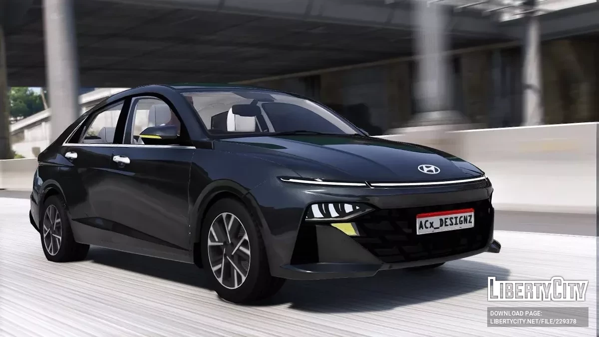 Hyundai Verna 2023 v1 / GTA 5