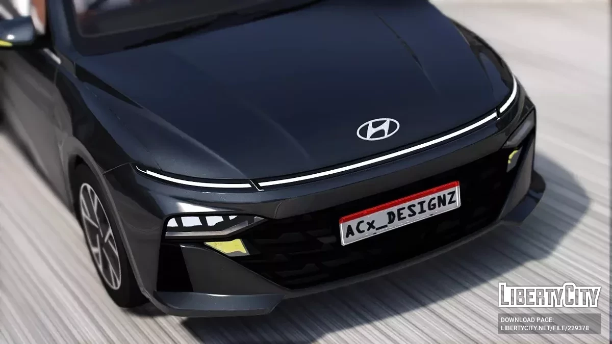 Hyundai Verna 2023 v1 / GTA 5