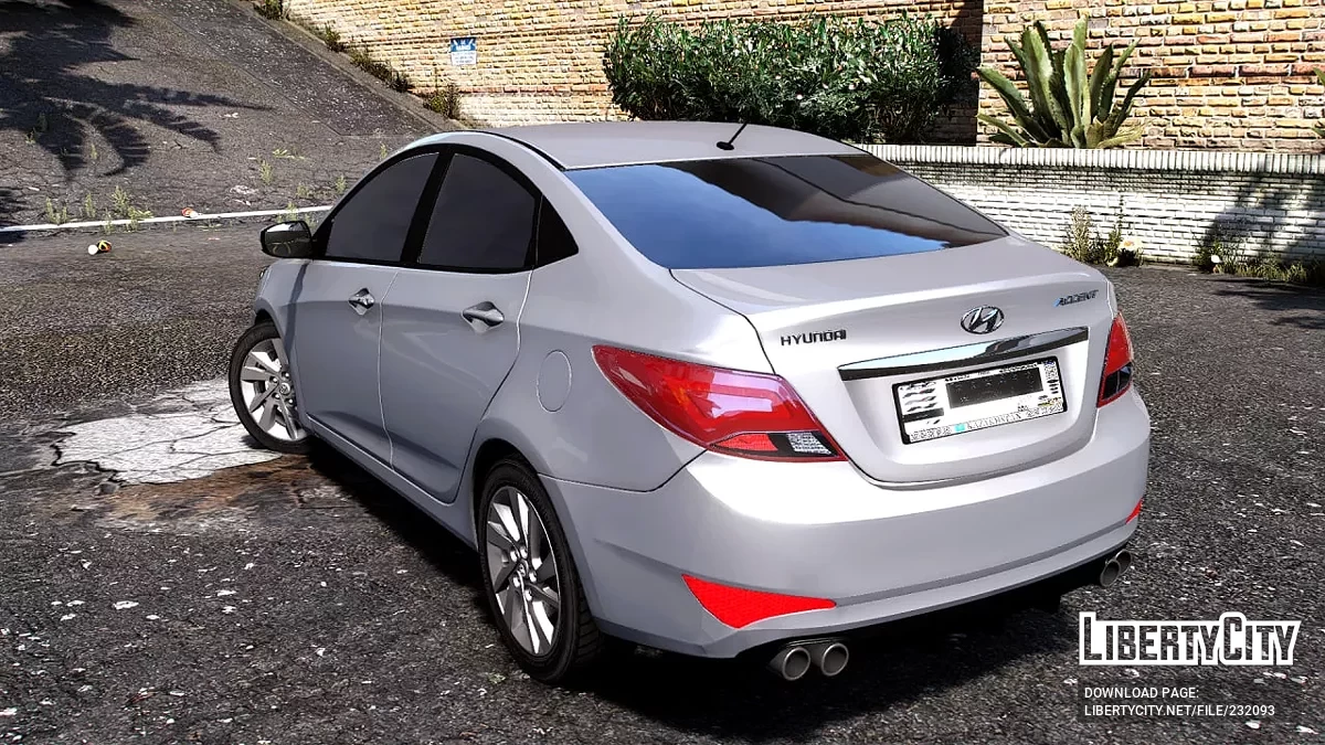 Hyundai Accent 2015 Дорест / GTA 5