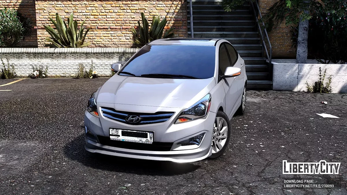 Hyundai Accent 2015 Дорест / GTA 5