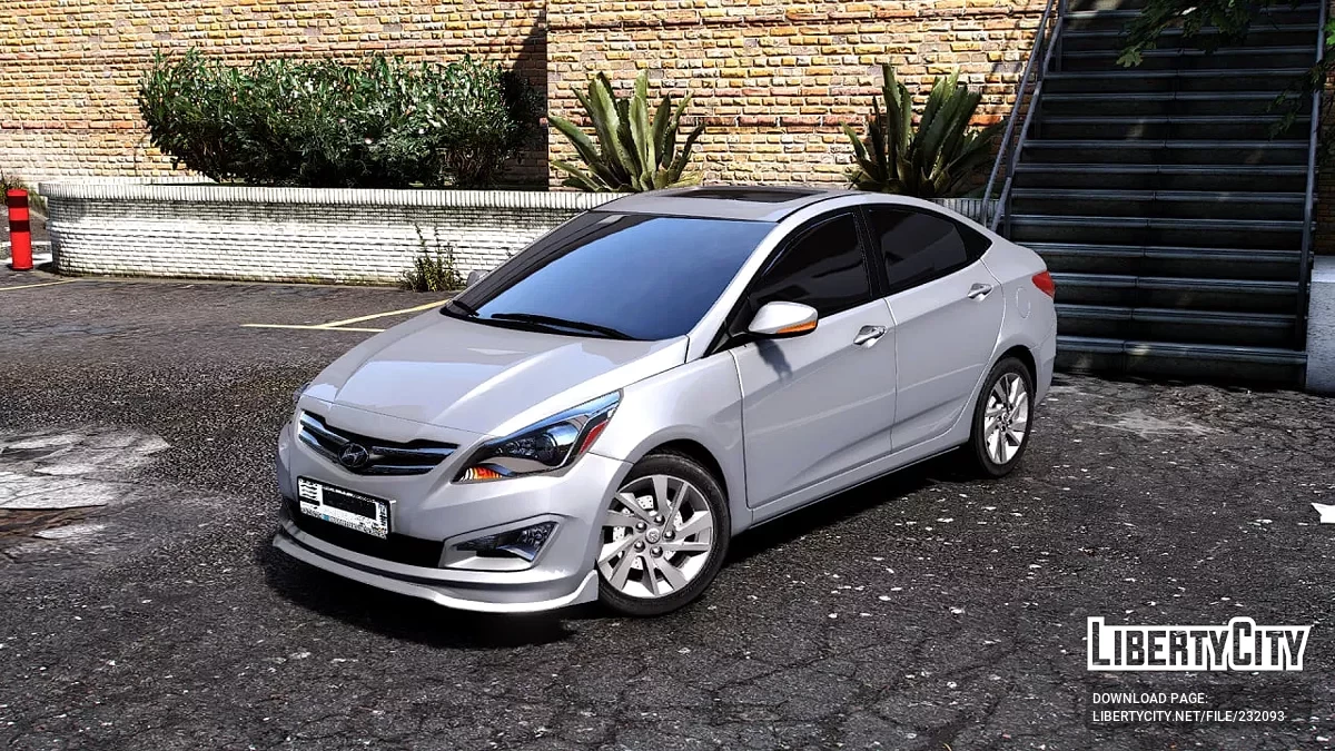 Hyundai Accent 2015 Дорест / GTA 5