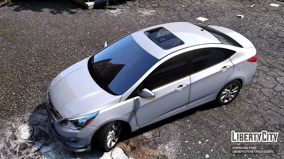 Hyundai Accent 2015 Дорест / GTA 5