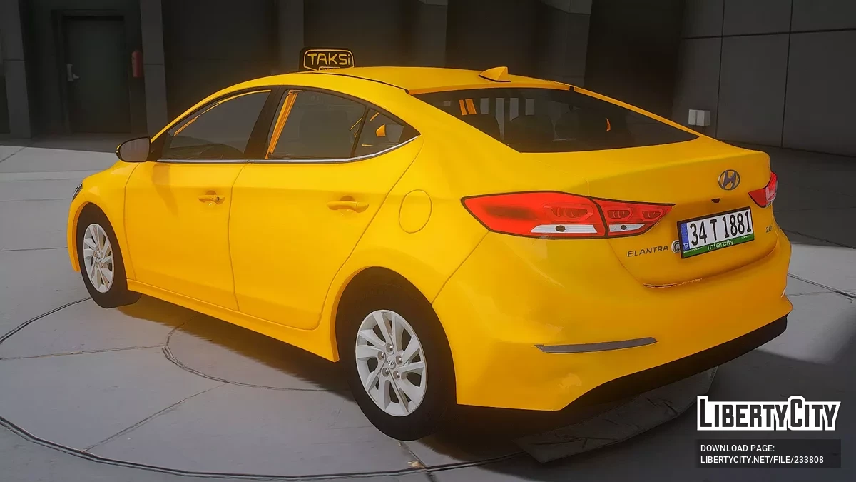 Hyundai Elantra Taksi / GTA 5